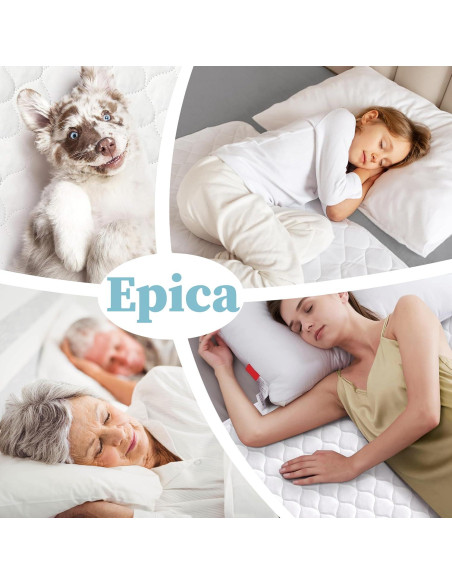 Almohadillas de Cama Lavables Epica 86x132cm - 2 Paquete Almohadillas de Cama Lavables Epica 86x132cm - 2 Paquete