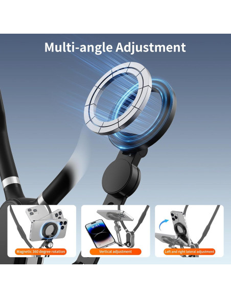 Soporte Magnético para Cuello aoub - Manos Libres para Teléfono y Cámara Soporte Magnético para Cuello aoub - Manos Libres para Teléfono y Cámara