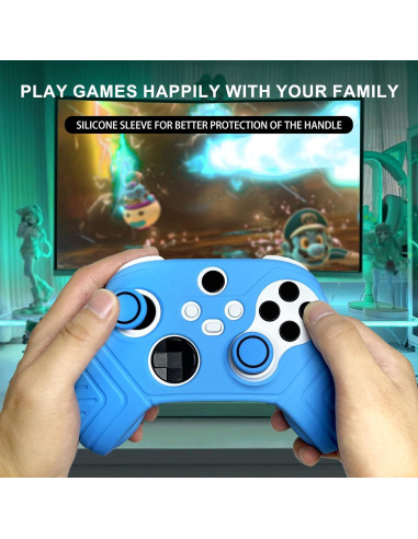 Funda de Silicona Azul para Controlador Xbox Series X/S - Antideslizante