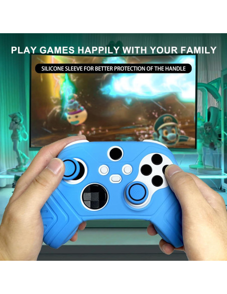 Funda de Silicona Azul para Controlador Xbox Series X/S - Antideslizante Funda de Silicona Azul para Controlador Xbox Series X/S - Antideslizante