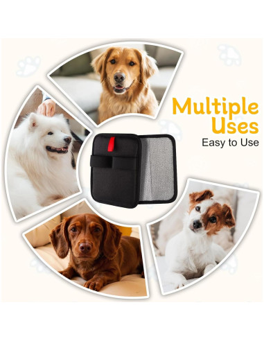 Guantes de Cepillado Reutilizables Chenyanc para Mascotas 2 Pcs