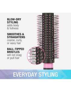 Cepillo Redondo Conair Salon Results - Cerdas de Nylon 25.7cm 2