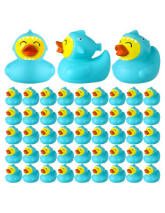 Patitos de Goma Flotantes PullCrease - Tiburón Azul (24 Pzs)