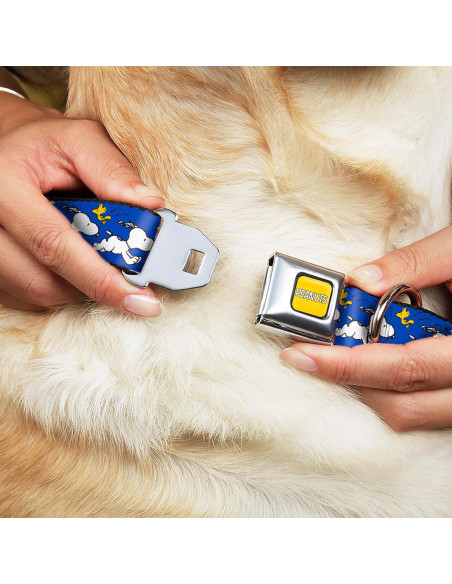 Collar para Perro Peanuts Buckle-Down 24.1-33 cm Azul Collar para Perro Peanuts Buckle-Down 24.1-33 cm Azul