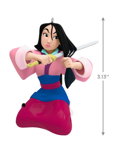 Adorno Navideño Hallmark Keepsake Mulan 2024 6.7x7.9x6.4cm