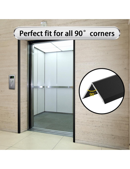 Protector de Esquina de Aluminio SOLICASE 0.6x0.6x122cm 6Pcs Protector de Esquina de Aluminio SOLICASE 0.6x0.6x122cm 6Pcs