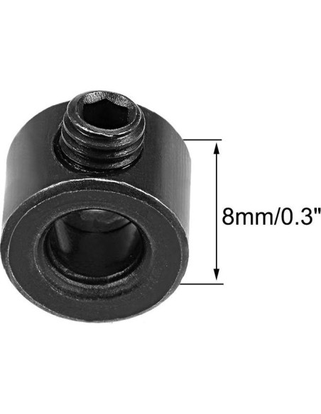 Parada de Taladro Ajustable uxcell 3mm 4mm 5mm Acero Carbono Parada de Taladro Ajustable uxcell 3mm 4mm 5mm Acero Carbono