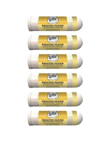 Inhaladores Nasales Aromaterapia Esenciales Silvestres 6 Piezas