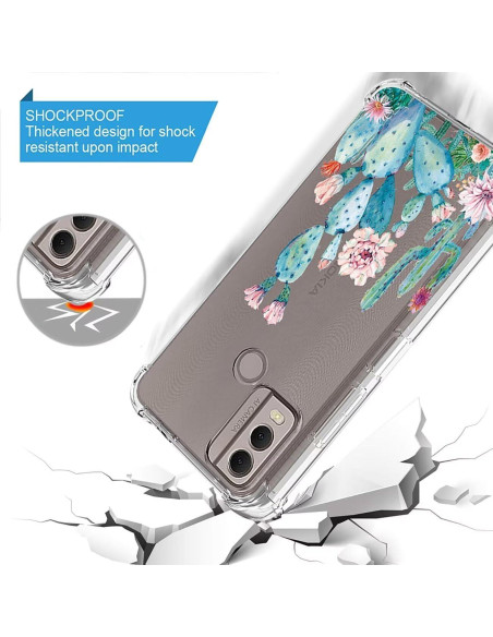 Funda protectora TPU Nokia G11 Plus Cactus - Delgada y Clara Funda protectora TPU Nokia G11 Plus Cactus - Delgada y Clara