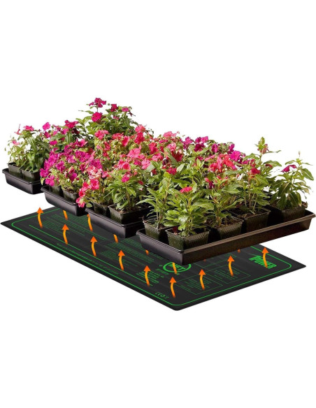 iPower Almohadilla Térmica para Plántulas 25.4x52.1cm 2-Pack iPower Almohadilla Térmica para Plántulas 25.4x52.1cm 2-Pack