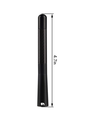 Antena de Fibra de Carbono ONE250 para Honda - Negro