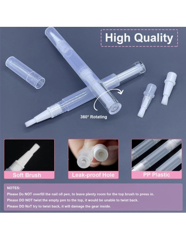 Set 42 PCS Bolígrafos de Aceite para Cutículas Beaufun 3ml