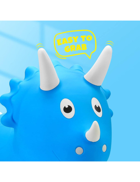 Caballo Saltarín Dinosaurio Azul PlayZap - Juguete Inflable 1.87kg Caballo Saltarín Dinosaurio Azul PlayZap - Juguete Inflable 1.87kg
