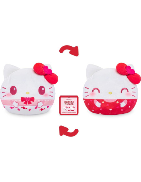 Peluches Reversibles Hello Kitty TeeTurtle 15 cm Suave Peluches Reversibles Hello Kitty TeeTurtle 15 cm Suave