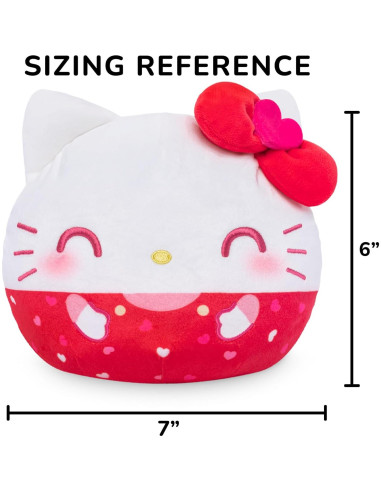 Peluches Reversibles Hello Kitty TeeTurtle 15 cm Suave