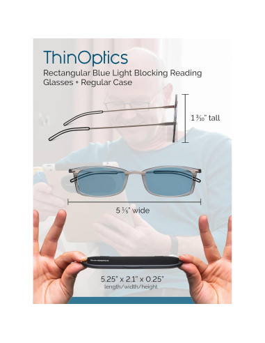 Gafas de lectura ThinOptics Frontpage con bloqueo luz azul