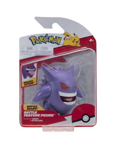 Figura de Acción Pokémon Gengar 11.43 cm Wicked Cool Toys
