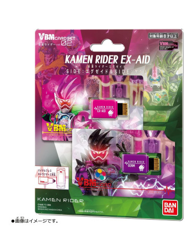 Conjunto de Tarjetas VBM Kamen Rider Ex-Aid y Genm - BANDAI