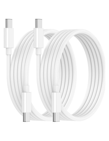 Cable USB C a USB C 60W Hefaao 6 pies (1.83m) Paquete de 2