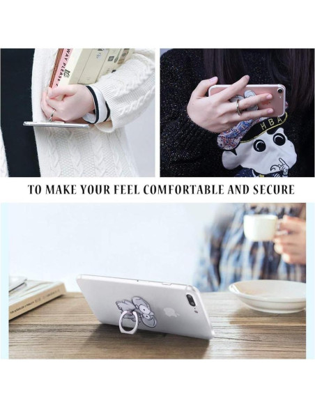 Soporte de Anillo para Teléfono ZOEAST 3pcs Ajustable 360 Soporte de Anillo para Teléfono ZOEAST 3pcs Ajustable 360