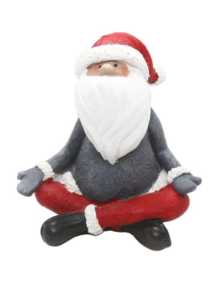 Juego de 4 Estatuas de Gnomos de Yoga Navideños KiaoTime Juego de 4 Estatuas de Gnomos de Yoga Navideños KiaoTime