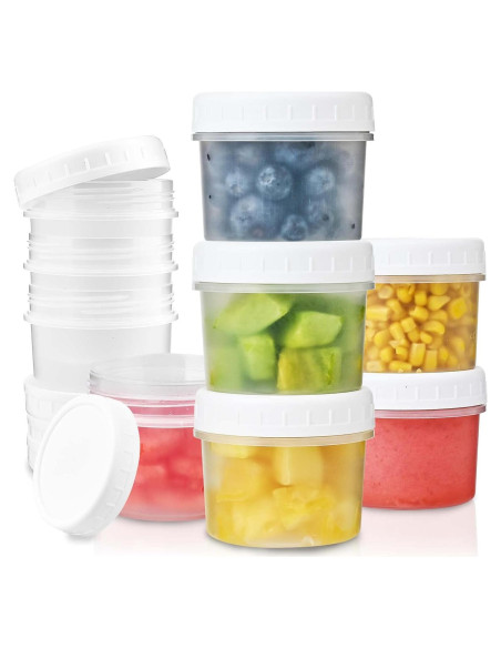 Contenedores de Almacenamiento de Alimentos TUZAZO 5 Oz - 12 Piezas Contenedores de Almacenamiento de Alimentos TUZAZO 5 Oz - 12 Piezas