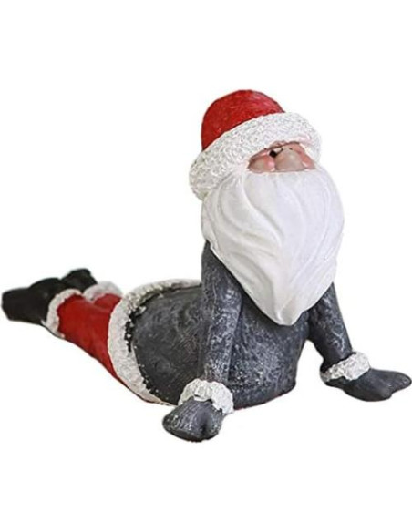 Juego de 4 Estatuas de Gnomos de Yoga Navideños KiaoTime Juego de 4 Estatuas de Gnomos de Yoga Navideños KiaoTime