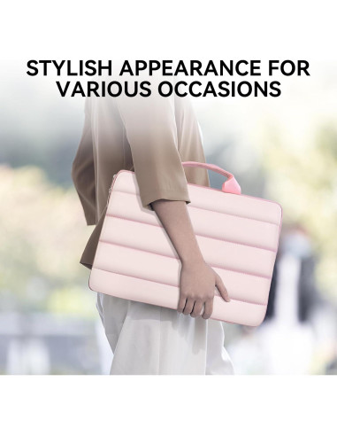 Funda para Laptop YXLILI Rosa 13-14 Pulgadas con Asa