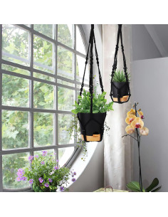 Macetas Colgantes GARDIFE 5 Piezas Autorriego 17.8-88.9 cm 2