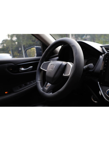 Cubierta de Volante XHRING para Honda 37-38 cm Negro
