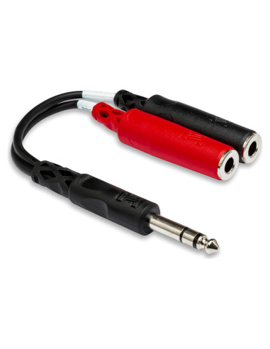 Cable Hosa YPP-117 1/4" TRS a Doble 1/4" TSF 15.24 cm