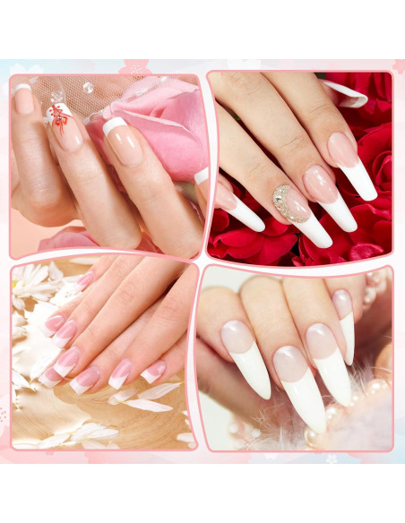Kit de Manicura Francesa Dunzoom con 2 Bolígrafos y Pegatinas Kit de Manicura Francesa Dunzoom con 2 Bolígrafos y Pegatinas