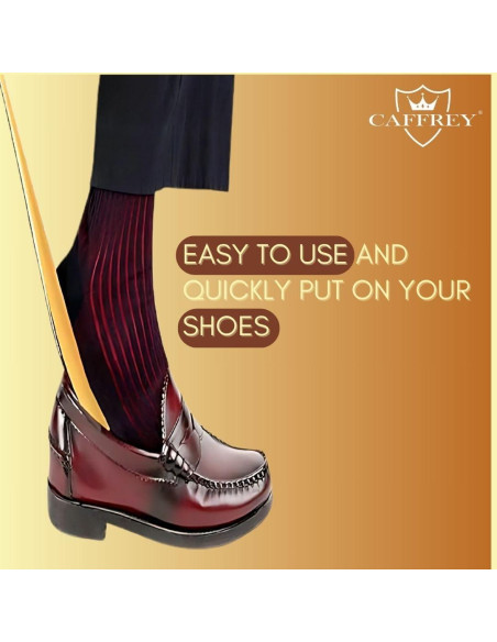 Calzador de Madera Caffrey Royal Touch - Mango Largo 61cm