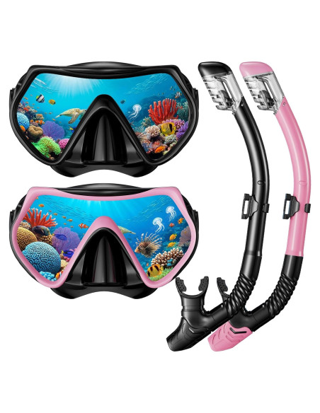 Conjunto de Snorkel y Máscara Maskocean Adultos 180 Vista Panorámica Conjunto de Snorkel y Máscara Maskocean Adultos 180 Vista Panorámica