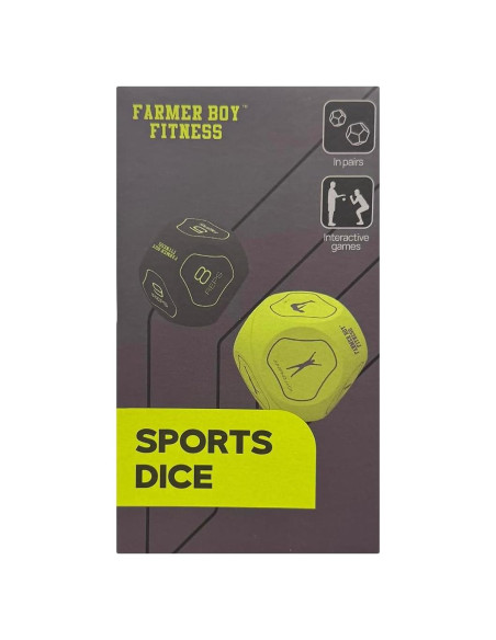 Juego de Dados de Ejercicio Farmer Boy Fitness - Grande y Versátil Juego de Dados de Ejercicio Farmer Boy Fitness - Grande y Versátil