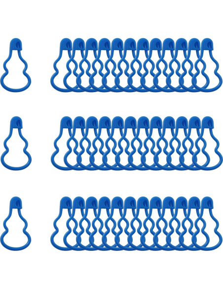 Marcadores de Puntos de Tejido XGNG 200PCS Azul 28mm Marcadores de Puntos de Tejido XGNG 200PCS Azul 28mm