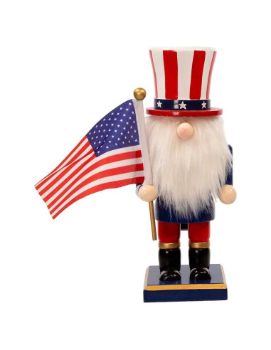 Gnomos Patrióticos Cascanueces Kurt Adler 22.9 cm