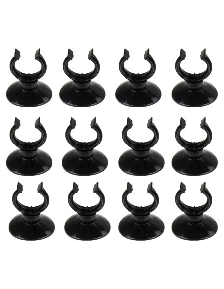 Clips de Ventosa AQUANEAT para Acuario - Paquete de 12 Piezas Clips de Ventosa AQUANEAT para Acuario - Paquete de 12 Piezas