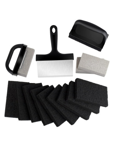 Kit de limpieza 16 Pcs MOWOT para parrilla y plancha