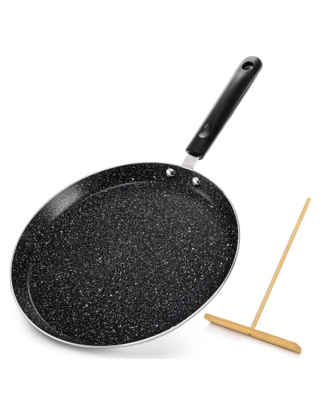Sartén para Crepes WRINGKIT 25.4 cm Antiadherente con Mango Frío Sartén para Crepes WRINGKIT 25.4 cm Antiadherente con Mango Frío