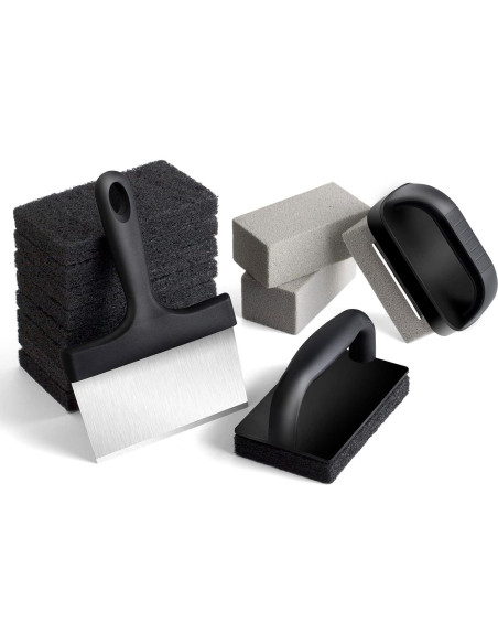 Kit de limpieza 16 Pcs MOWOT para parrilla y plancha Kit de limpieza 16 Pcs MOWOT para parrilla y plancha