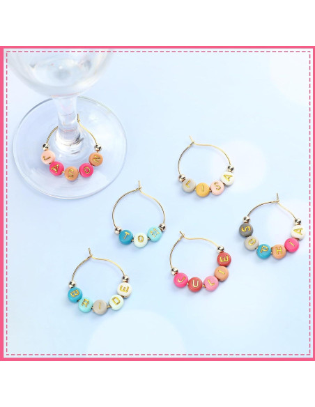 Set de Charms Personalizados para Copas de Vino Outus - 1000 Perlas Set de Charms Personalizados para Copas de Vino Outus - 1000 Perlas