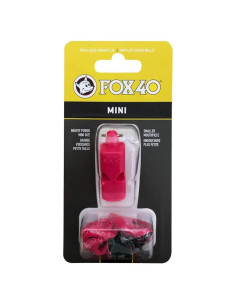 Silbato de Seguridad Fox 40 Mini Rosa 109 dB Compacto