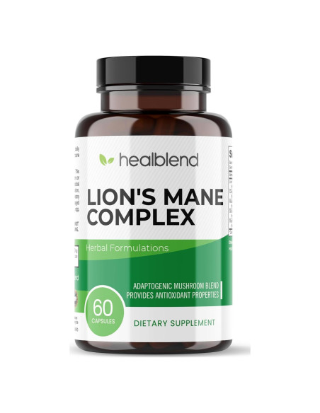 Cápsulas de Champiñón Melena de León Healblend - 60 Unidades Cápsulas de Champiñón Melena de León Healblend - 60 Unidades