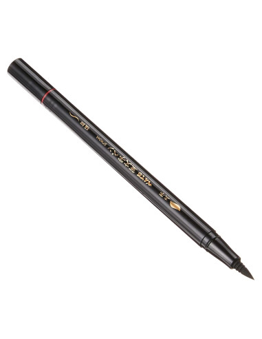 Pincel Doble Punta Pentel Arts Duo Point Flex Tinta Negra