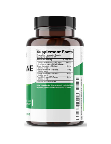 Cápsulas de Champiñón Melena de León Healblend - 60 Unidades