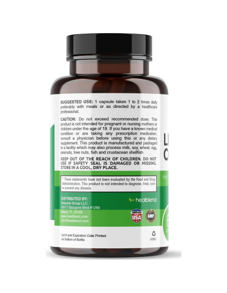 Cápsulas de Champiñón Melena de León Healblend - 60 Unidades Cápsulas de Champiñón Melena de León Healblend - 60 Unidades