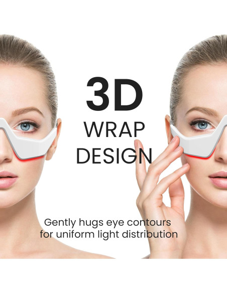 Gafas de Terapia de Luz Roja Qcccmyy para Ojos - Masajeador Ligero Gafas de Terapia de Luz Roja Qcccmyy para Ojos - Masajeador Ligero