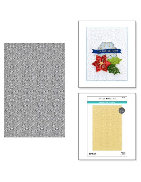 Carpeta de Embossing Estrellas Monoline Spellbinders 21.6x14cm Carpeta de Embossing Estrellas Monoline Spellbinders 21.6x14cm