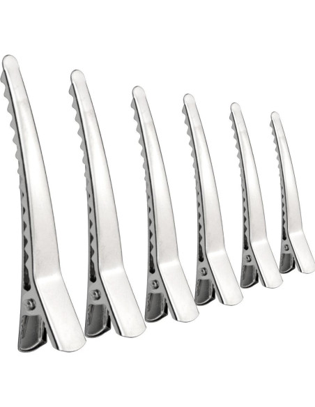 Paquete de 50 Clips de Cabello Marrywindix 6 cm Metal Plateado Paquete de 50 Clips de Cabello Marrywindix 6 cm Metal Plateado